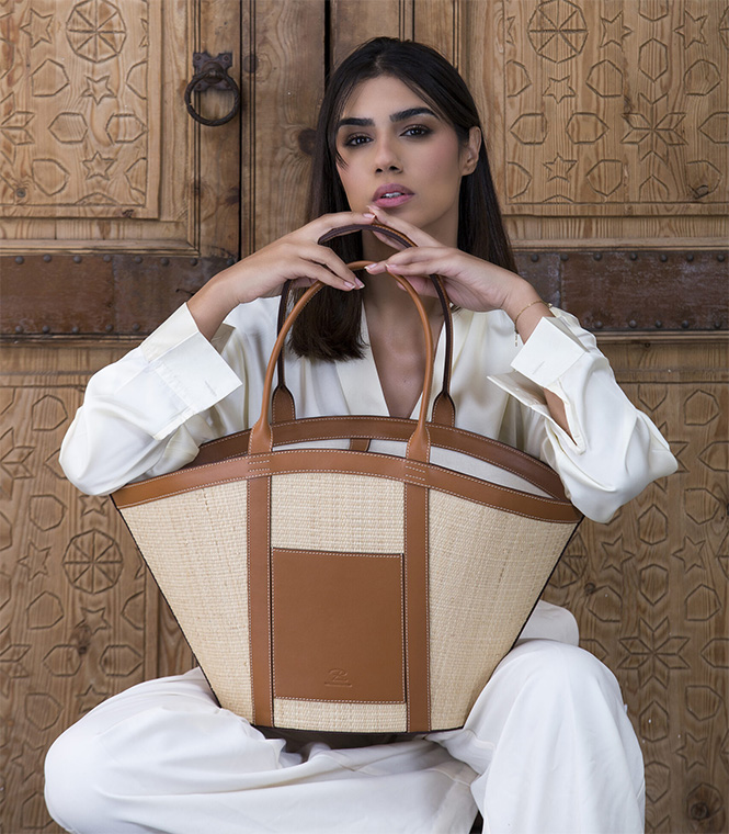 Sac cabas en cuir
